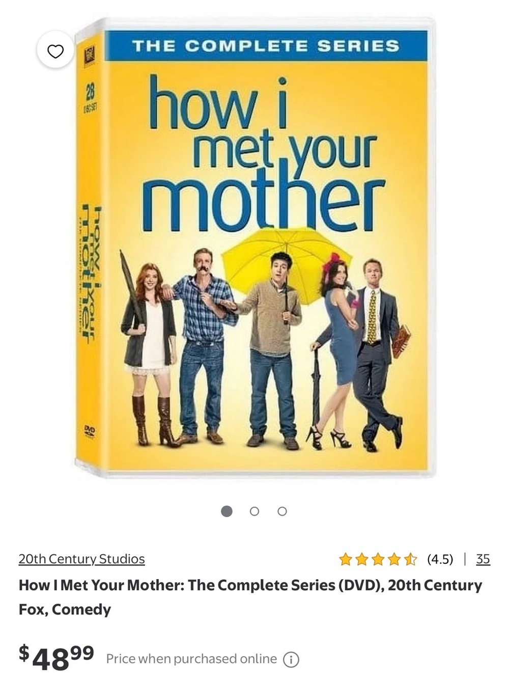 How I Met Your Mother Complete Series DVD - Yellow